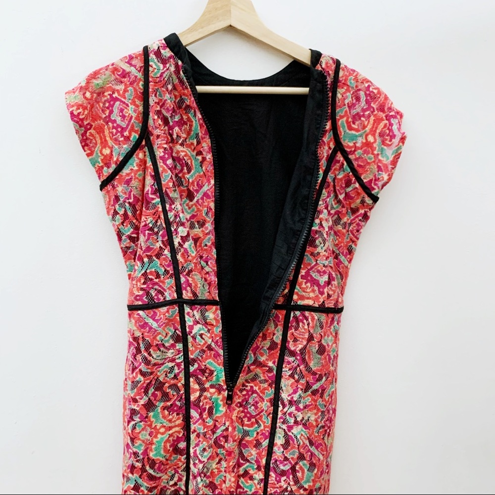 ☀️2/$20 Shakuhachi Deco Lace Overlay Mini Dress - Picture 12 of 15
